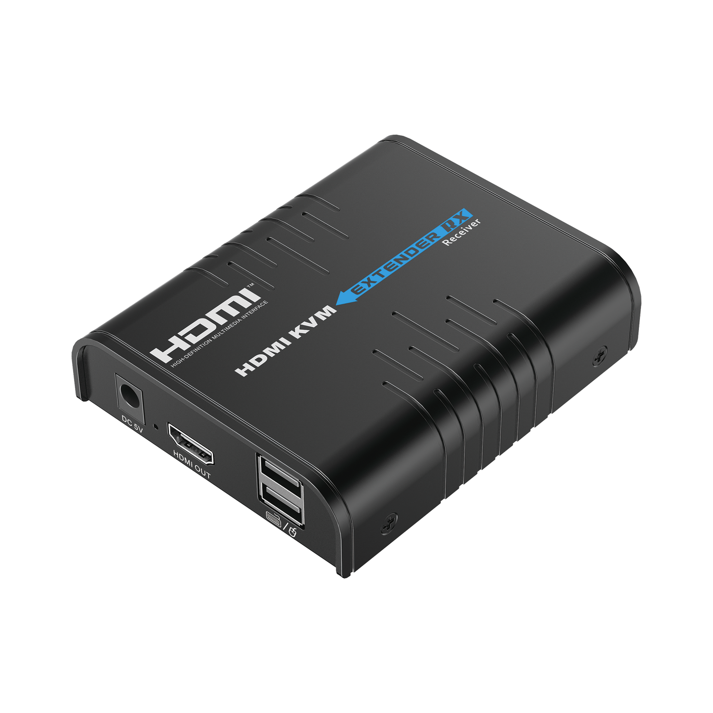 Receptor Compatible para Kits TT373KVM4.0 / ResoluciÃ³n 1080P @ 60 Hz/ Soporta STP y UTP CAT6 / Control IR / Compatible con Switch Gigabit para control KVM mÃºltiple.