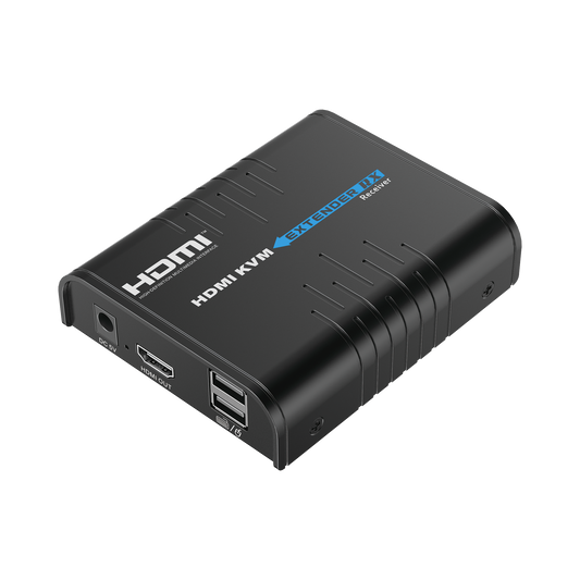 Receptor Compatible para Kits TT373KVM4.0 / ResoluciÃ³n 1080P @ 60 Hz/ Soporta STP y UTP CAT6 / Control IR / Compatible con Switch Gigabit para control KVM mÃºltiple.