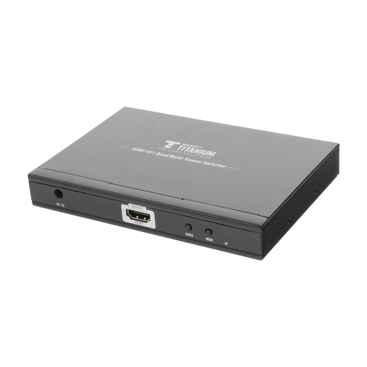 MATRICIAL DE VIDEO HDMI 4X1 (Divisor) / 4 Entradas a 1 Salida HDMI /  1080p @ 60Hz / Diferentes modos de Display / Pantalla completa, Modo Dual, Modo Quad / ConmutaciÃ³n por BotÃ³n o Control Remoto / BotÃ³n de Control de audio.
