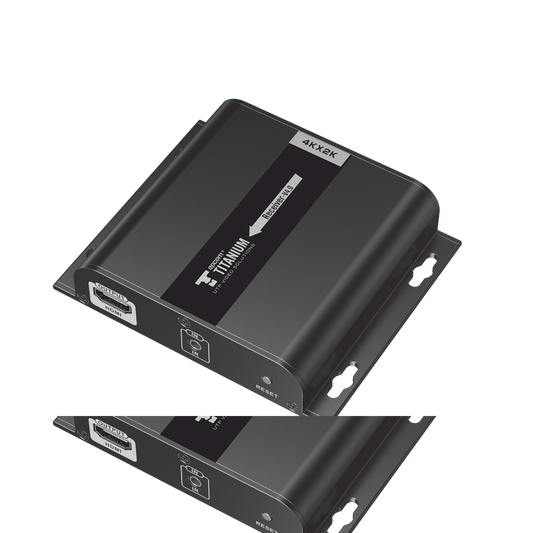 Receptor Compatible para Kits TT683-4.0 / ResoluciÃ³n 4K@30Hz / Cat 5e/6 / Distancia de 120 m / Control IR /  Soporta HDbitT/ Compatible con Switch Gigabit.