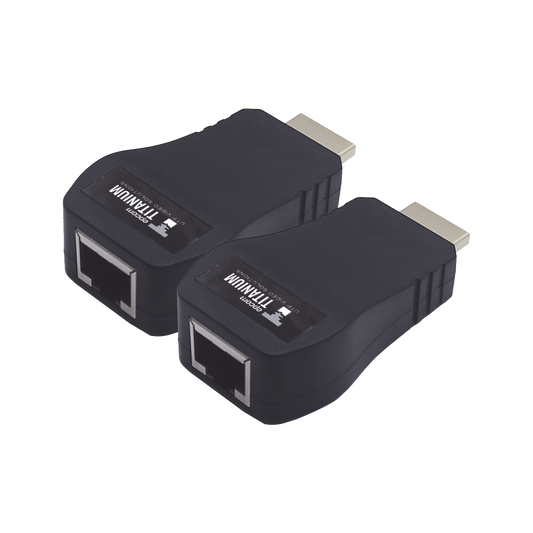 Kit Extensor 25m convertidor Señal HDMI a UTP (Cat5e/Cat 6) / Calidad PREMIUM