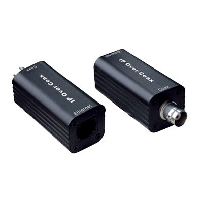 Kit EXTENSOR IP por cable CABLE COAXIAL para distancias de HASTA 200 m / REUTILIZA EL CABLEADO EXISTENTE PARA CONECTAR CÃMARAS IP / No Requiere EnergÃ­a / TransmisiÃ³n en Tiempo Real / ProtecciÃ³n Contra Sobretensiones Incorporada