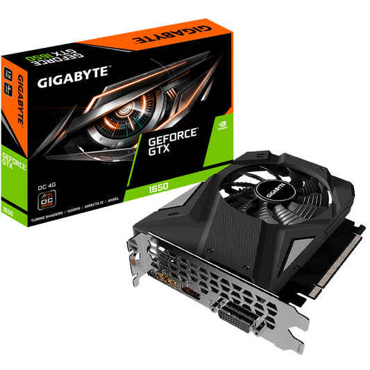 Tarjeta de video GIGABYTE GIGABYTE GV-N1656OC-4GD REV2.0, NVIDIA, GTX 1650, 4 GB, GDDR6