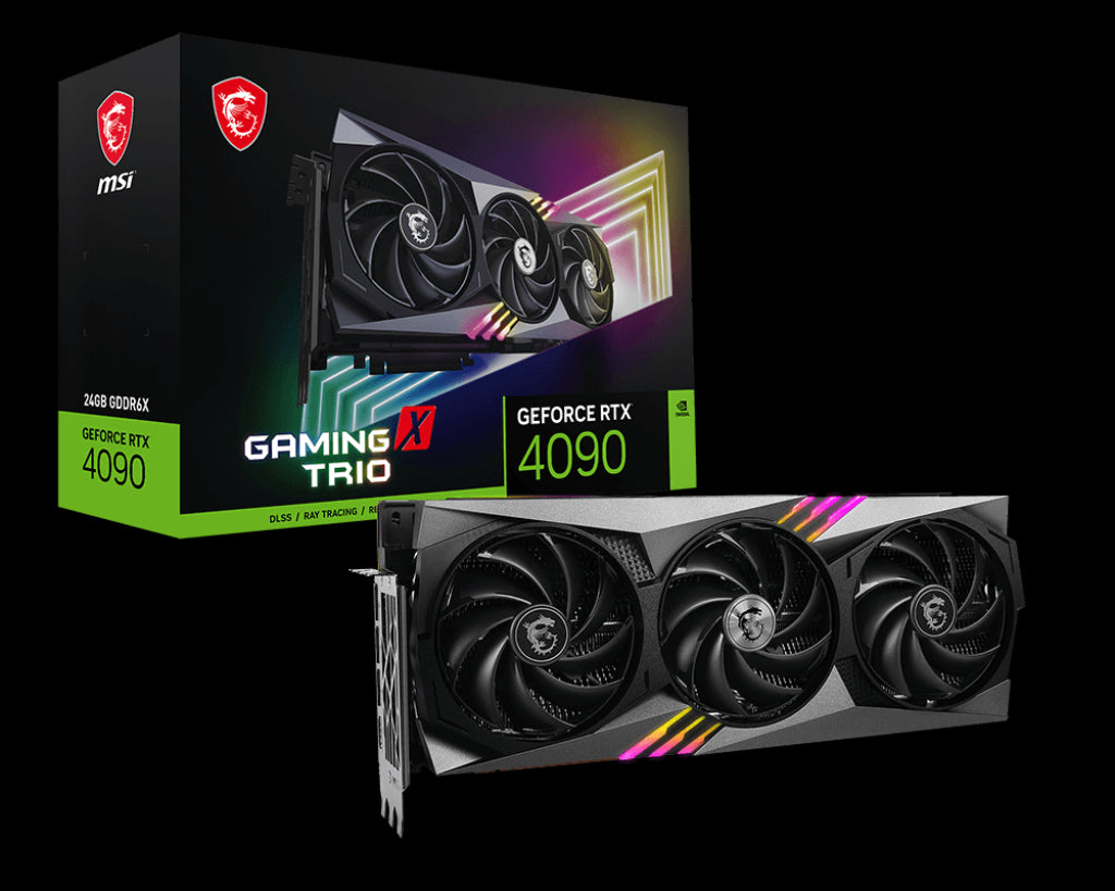Tarjeta de Video MSI RTX 4090 Gaming X TRIO 24GB GDDR6X G4090GT24