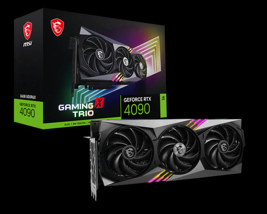 Tarjeta de Video MSI RTX 4090 Gaming X TRIO 24GB GDDR6X G4090GT24