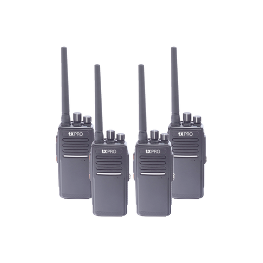 KIT de 4 radios TX680AU y dos cargadores adicionales