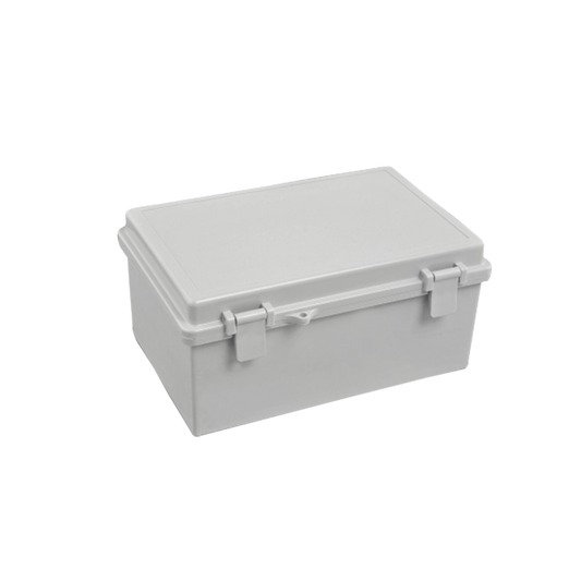 Gabinete PlÃ¡stico para Exterior (IP65) de 150 x 220 x 105 mm Cierre por Broche.
