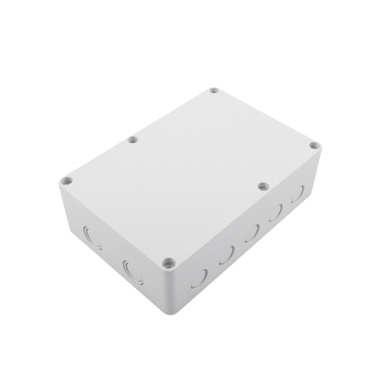 Gabinete PlÃ¡stico para Exterior (IP65) de 180 x 125 x 57 mm Cierre por Tornillos.