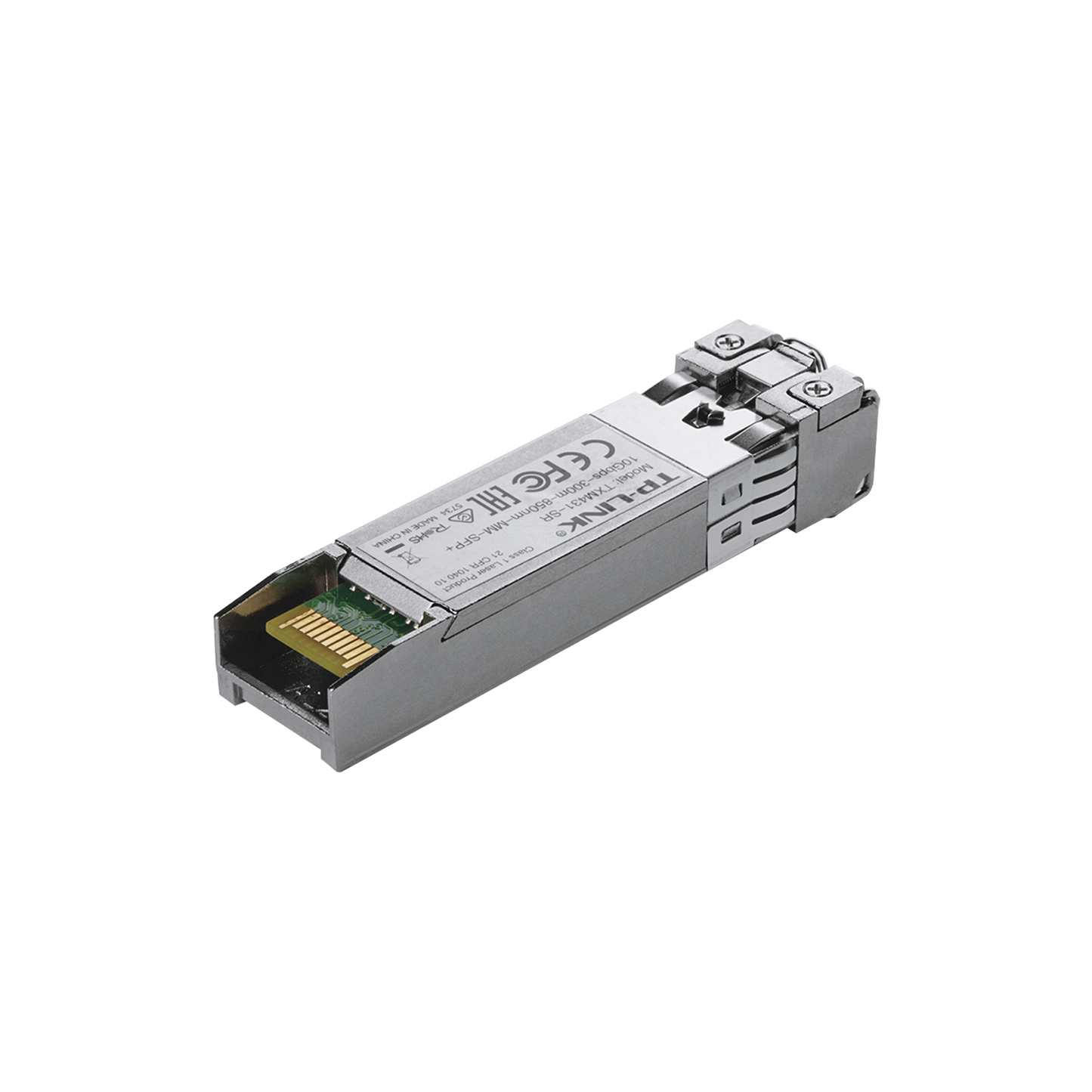 Transceptor mini-GBIC  SR-SFP+ duplex Multimodo 10 G base, Distancia hasta 300 M, conector LC