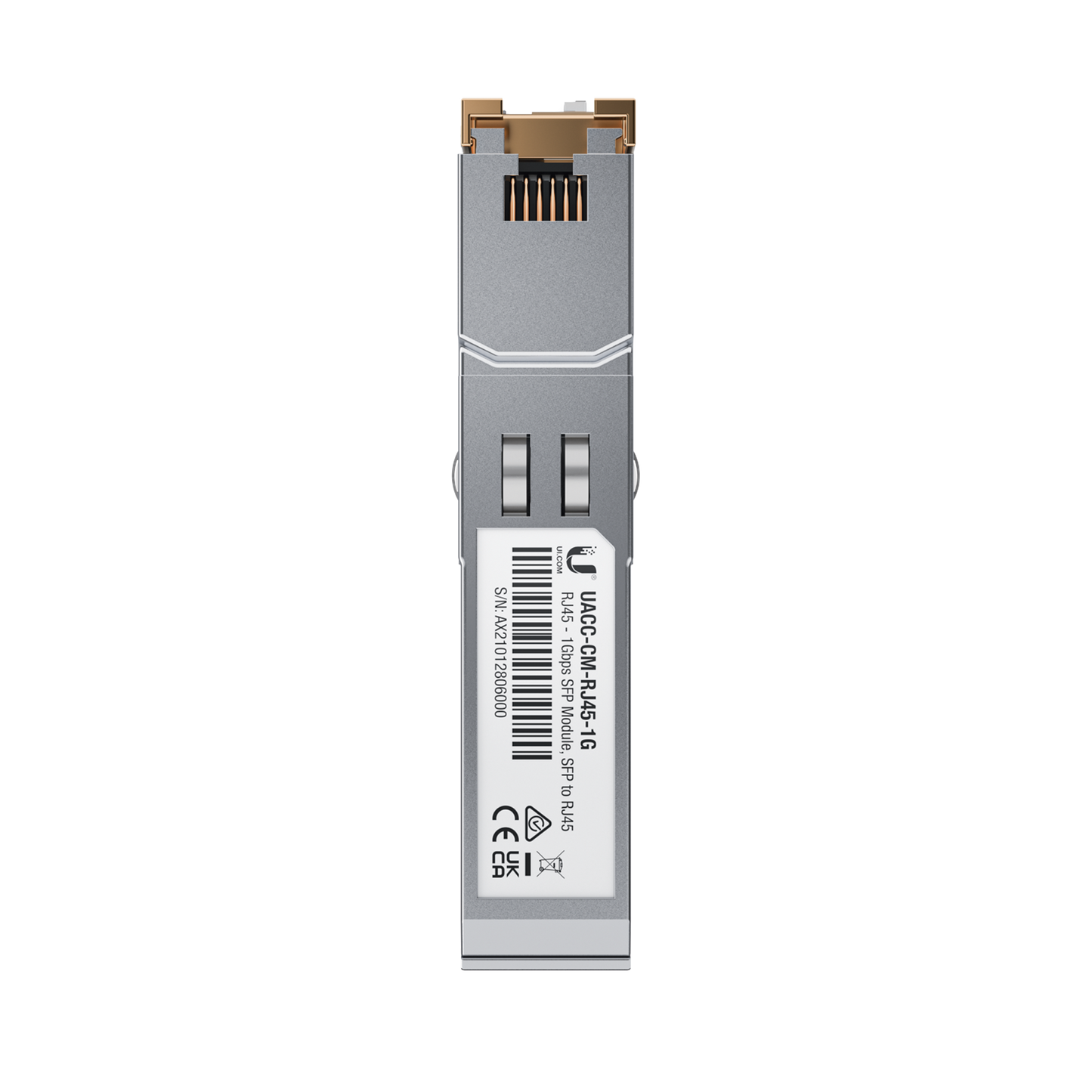 UFiber MÃ³dulo de fibra SFP convertidor a cobre RJ45 10/100/1000 Mbps, distancia hasta 100 m