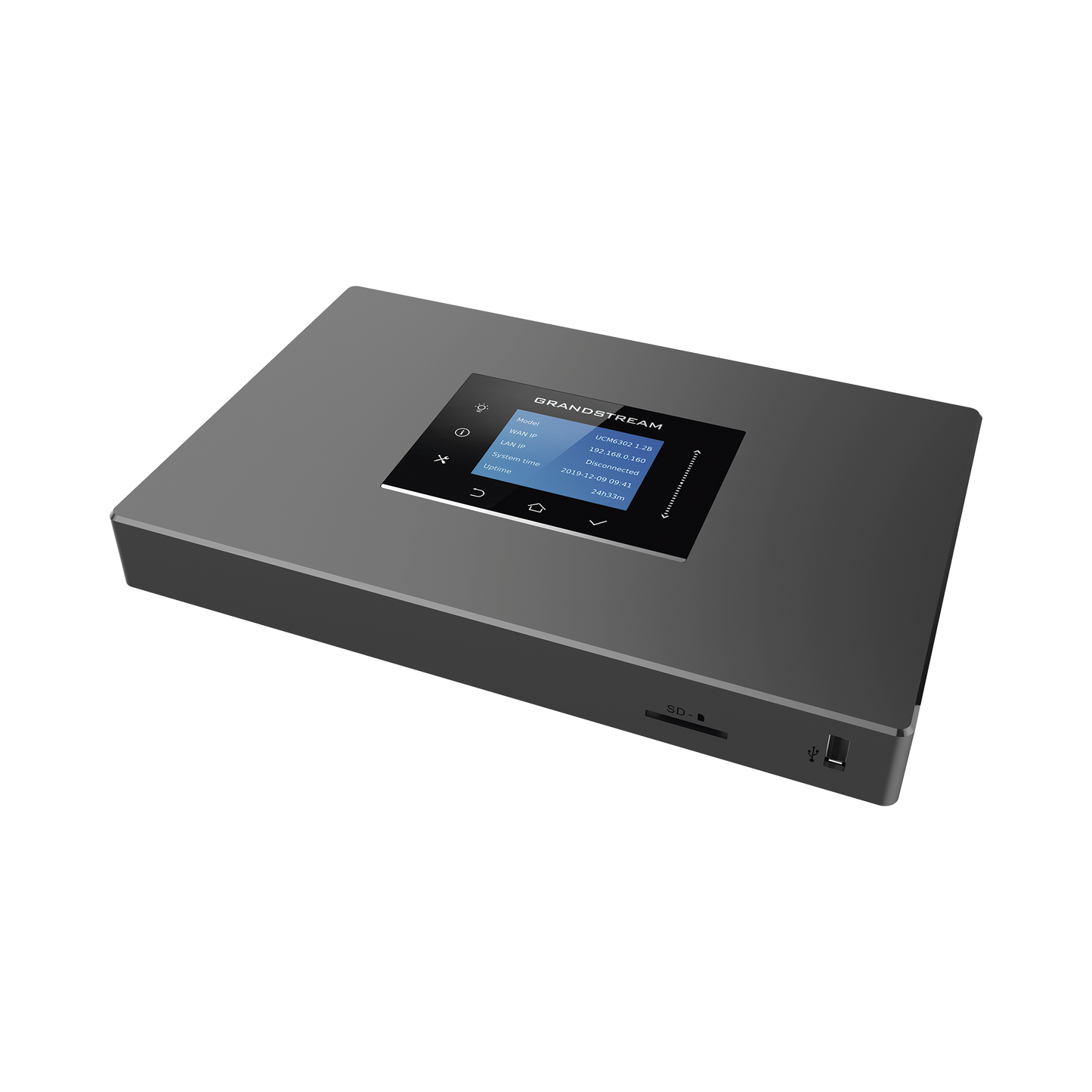 Conmutador IP-PBX para hasta 500 usuarios y 75 llamadas simultaneas, 1FXO, 1FXS,  para soluciÃ³n de comunicaciones unificadas y colaboraciÃ³n