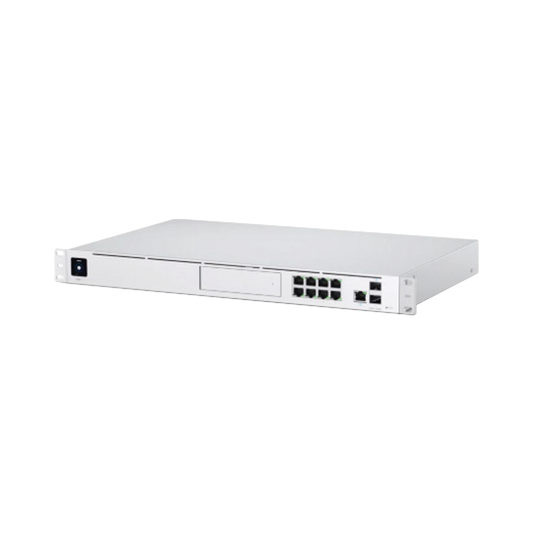 UniFi OS Console: Dream Machine Pro, con 1 puerto WAN Gigabit RJ45, 1 puerto WAN 10G SFP+ / 8 puertos LAN Gigabit RJ-45, y una bahÃ­a de HDD 3.5" (No incluye HDD), Integra todas las aplicaciones UniFi