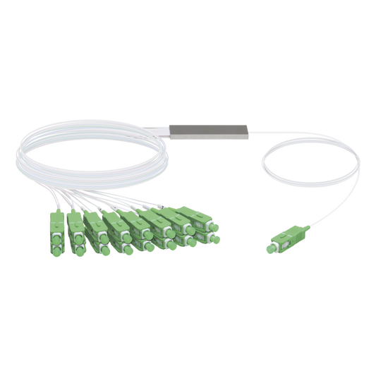 UFiber Splitter (Divisor Ã“ptico) PLC 1 x 16, con conectores SC/APC