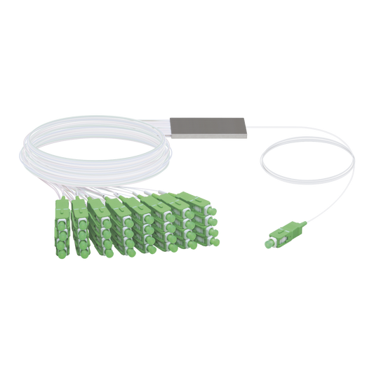 UFiber Splitter (Divisor Ã“ptico) PLC 1 x 32, con conectores SC/APC