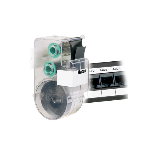 Casete de Etiquetas para LÃ­nea Ultimate ID de Panduit, Material PoliÃ©ster, no Adhesivas, Rollo de 7.6m, Color Blanco