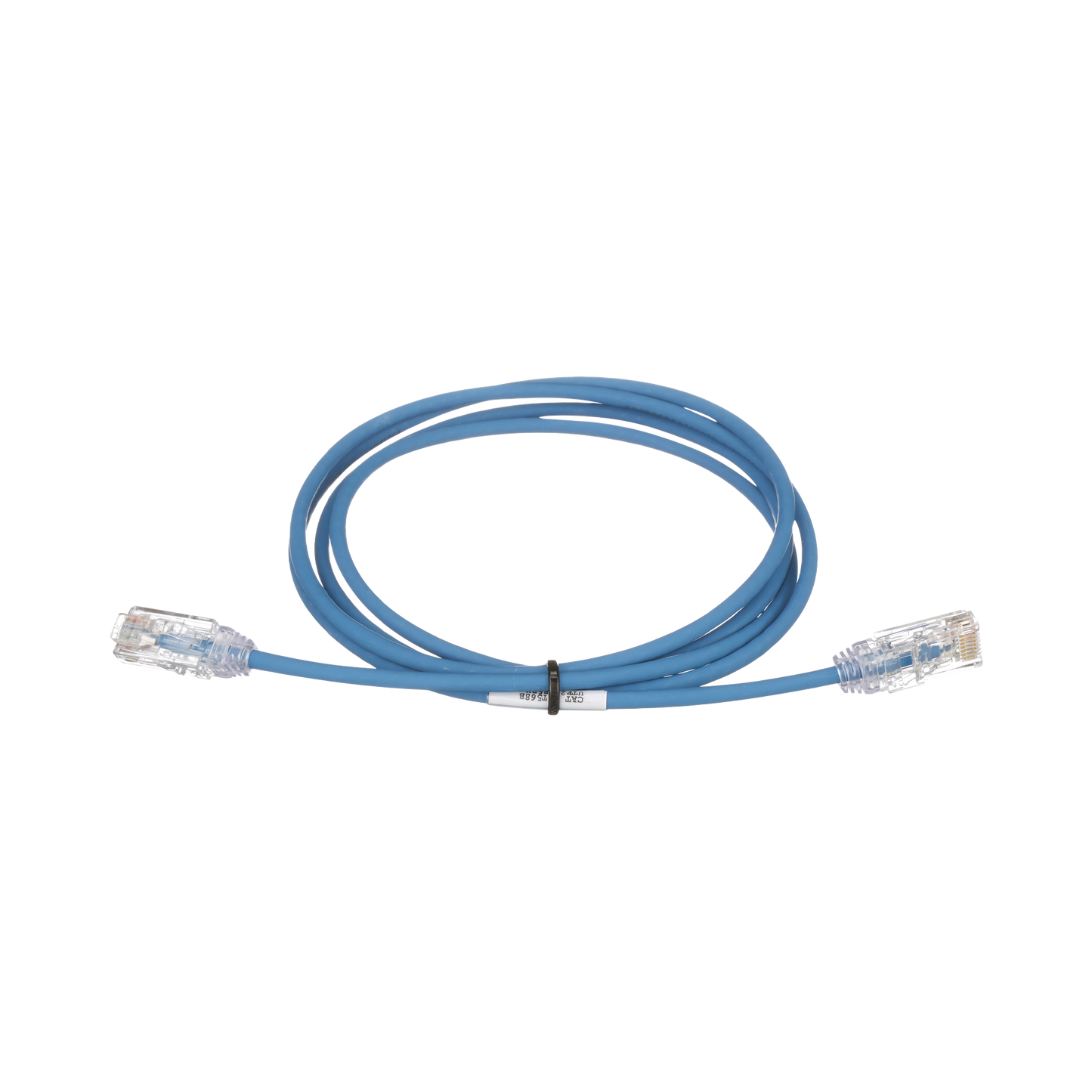 Cable de Parcheo TX6, UTP Cat6, Diámetro Reducido (28AWG), Color Azul, 10ft