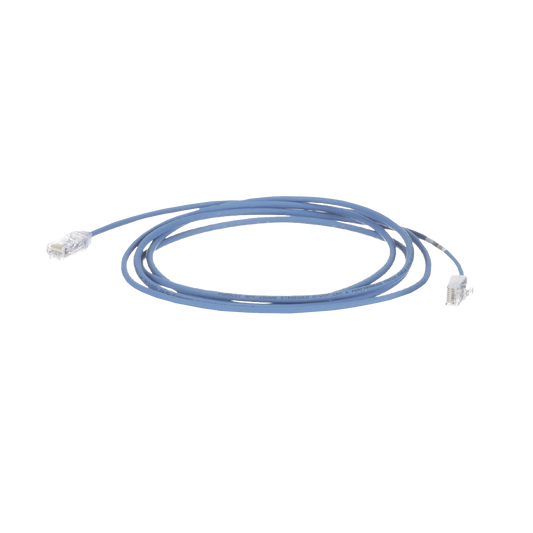 Cable de Parcheo TX6, UTP Cat6, Diámetro Reducido (28AWG), Color Azul, 26ft