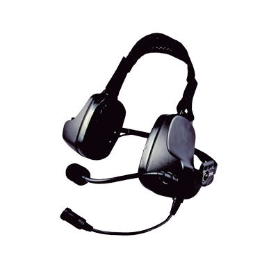 Diadema PROFILE por detrÃ¡s de la cabeza. Sumergible y CancelaciÃ³n de Ruido para cable modular intercambiable para Kenwood, Motorola, Hytera.