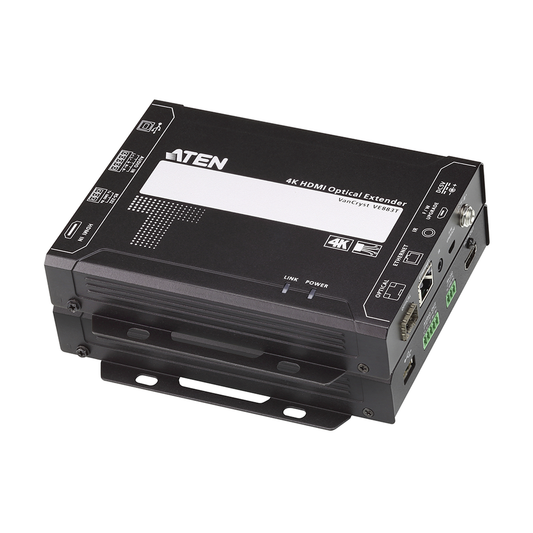 Extensor de Video HDMI | Fibra Ã“ptica SM | ResoluciÃ³n 4KÂ | 10Km | Audio EstÃ©reo, Infrarrojo, RS232Â | USB 2.0