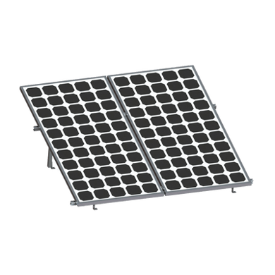 Montaje para Panel Solar, Riel "8" de 2700mm para Módulos con Espesor de 35mm, Velocidad de Viento Máx. 136km/h