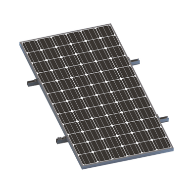 Kit De Minirieles Para Panel Solar Arreglo 1X1 Para Instalación Plano En Lámina