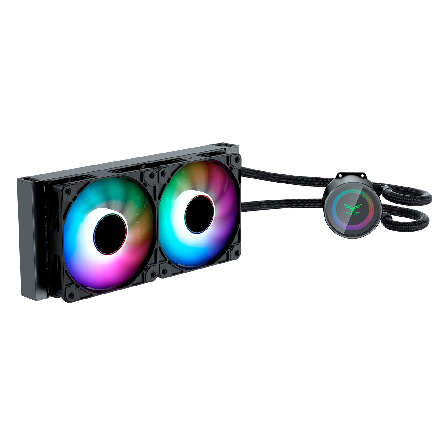 Sistema de Enfriamiento Liquido 2 Ventiladores ARGB  GLACIAR 240