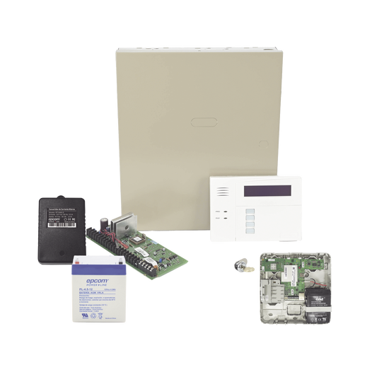Panel de Alarma VISTA48 con Comunicador LTEMPA, Batería y Transformador