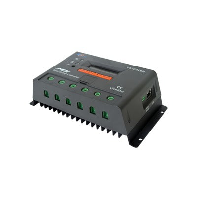 Controlador Solar de Carga y Descarga PWM 12/24V 30A con Display, ParÃ¡metros Configurables