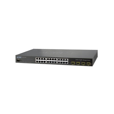 Switch Administrable L2+ de 24 puertos 10/100/1000T con 4 puertos combo TP/SFP Gigabit