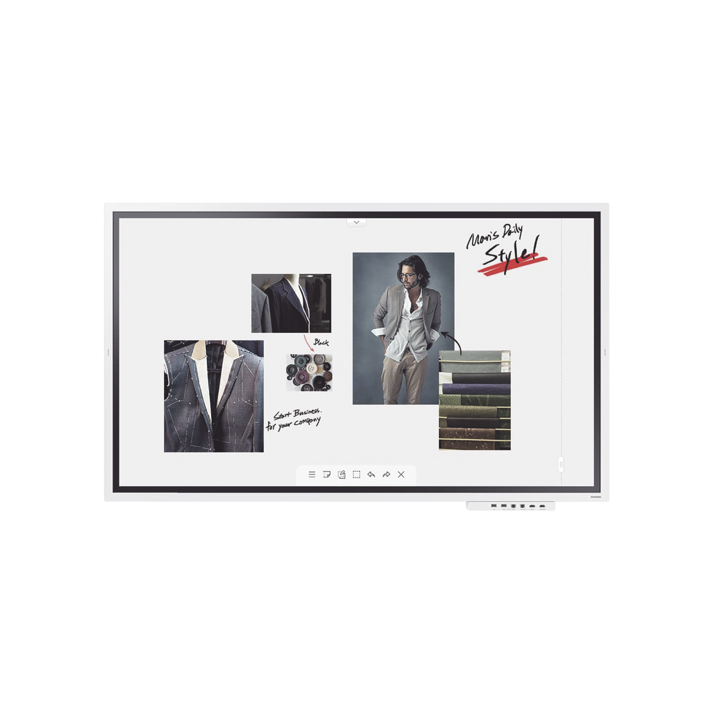 Pantalla Interactiva Touch de 65" con LÃ¡piz TÃ¡ctil / conectividad Wifi / USB / RJ45 / RS232 / HDMI / Salida Touch / Tizen SO / compatible con VESA