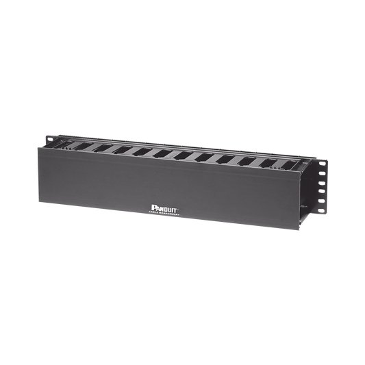 Organizador de Cables Horizontal PatchLink, Sencillo (Solo Frontal), Para Rack de 19in, 2UR | PANDUIT