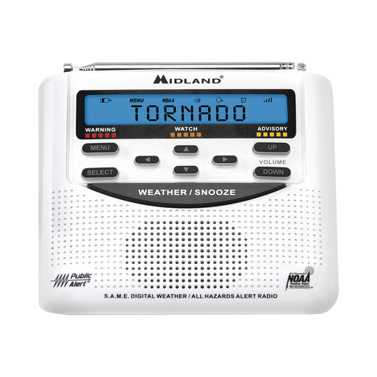 Radio receptor del Sistema de Alerta SÃ­smica Mexicano y meteorolÃ³gico NOAA, vÃ­a radio en VHF y mediante cÃ³digos EAS-SAME