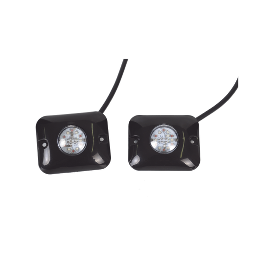 Estrobos Ocultos de 12 LED cada una, Color Rojo/Azul, Ideales para VehÃ­culos Encubierto