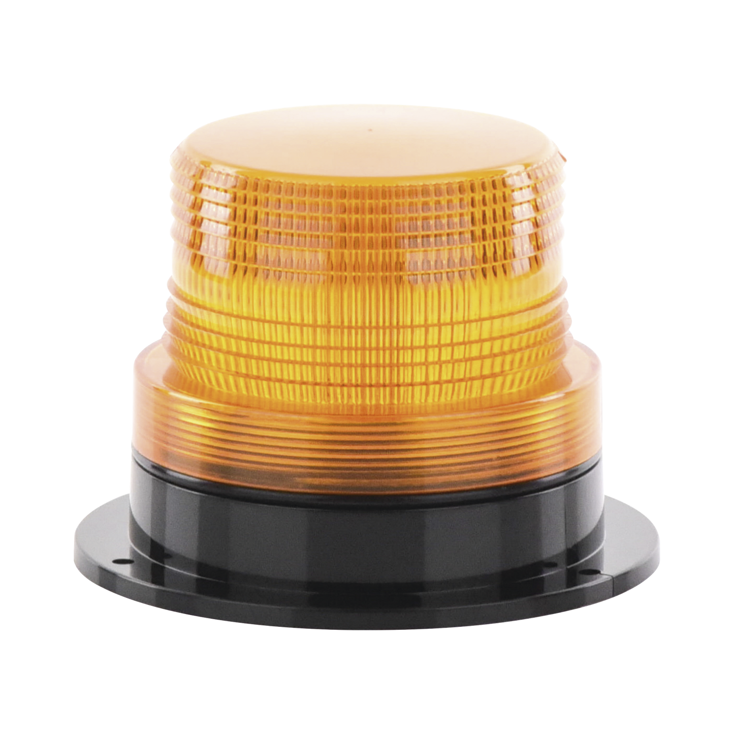 Burbuja Brillante de Larga Vida Ãštil, con 8 LEDs Color Ambar, Domo Ambar, 110 Vca