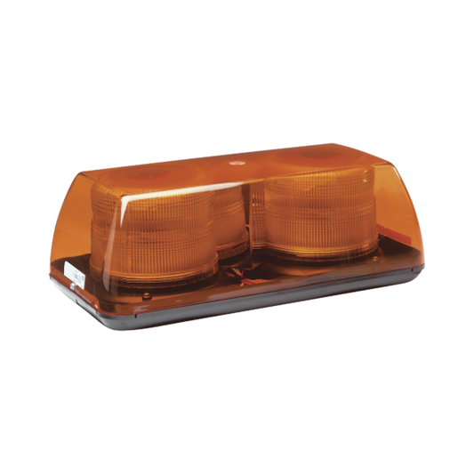 Mini Barra de Luces Estroboscopica, Color Ãmbar, Montaje Permanente