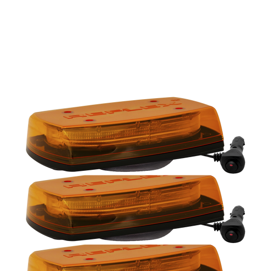 Mini Barra de Luces Ultra Brillante, color domo ambar, LED Ã¡mbar, Ideal para Seguridad Privada, Montaje de succiÃ³n e imÃ¡n