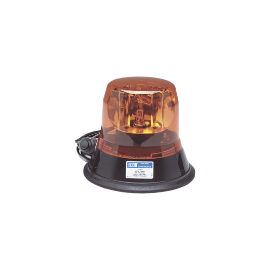 Baliza rotativa color ambar, SAE Clase I, montaje de succiÃ³n magnÃ©tica