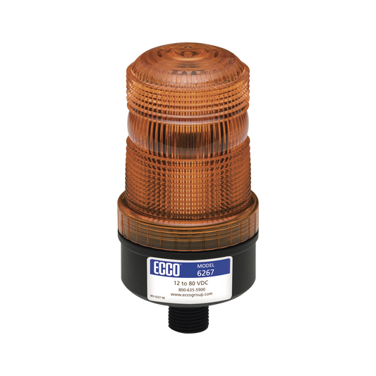 Mini baliza de LED color ambar montaje permanente SAE Clase III