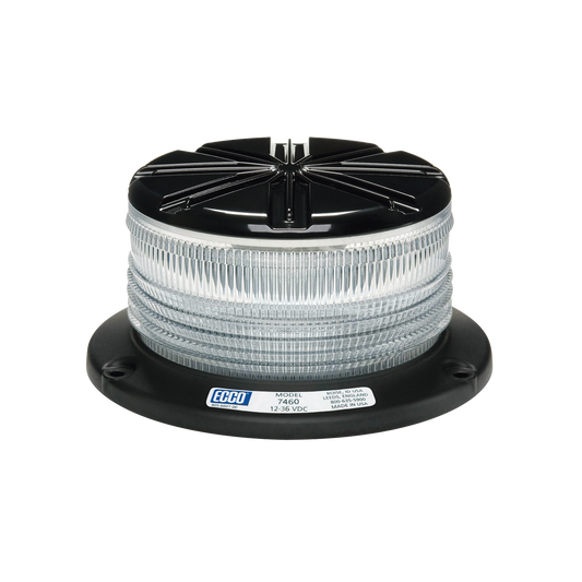 La baliza LED compacta y discreta SERIE Profileâ„¢ domo claro, color ambar