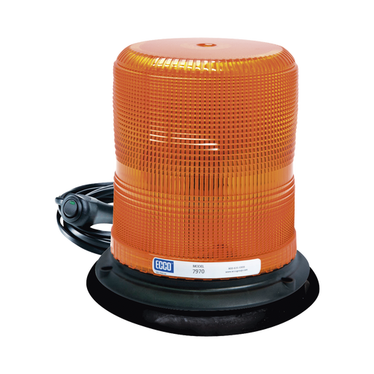 Baliza LED color Ã¡mbar con montaje magnÃ©tico de succiÃ³n DE 7" de altura