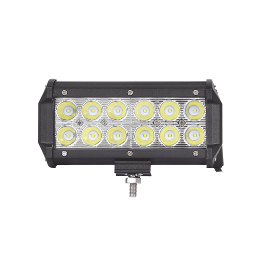 Barra de Luz de 12 LED, 1500 LÃºmenes, 18 watts, 10-30 Vcc, IP67, 6.5 pulgadas