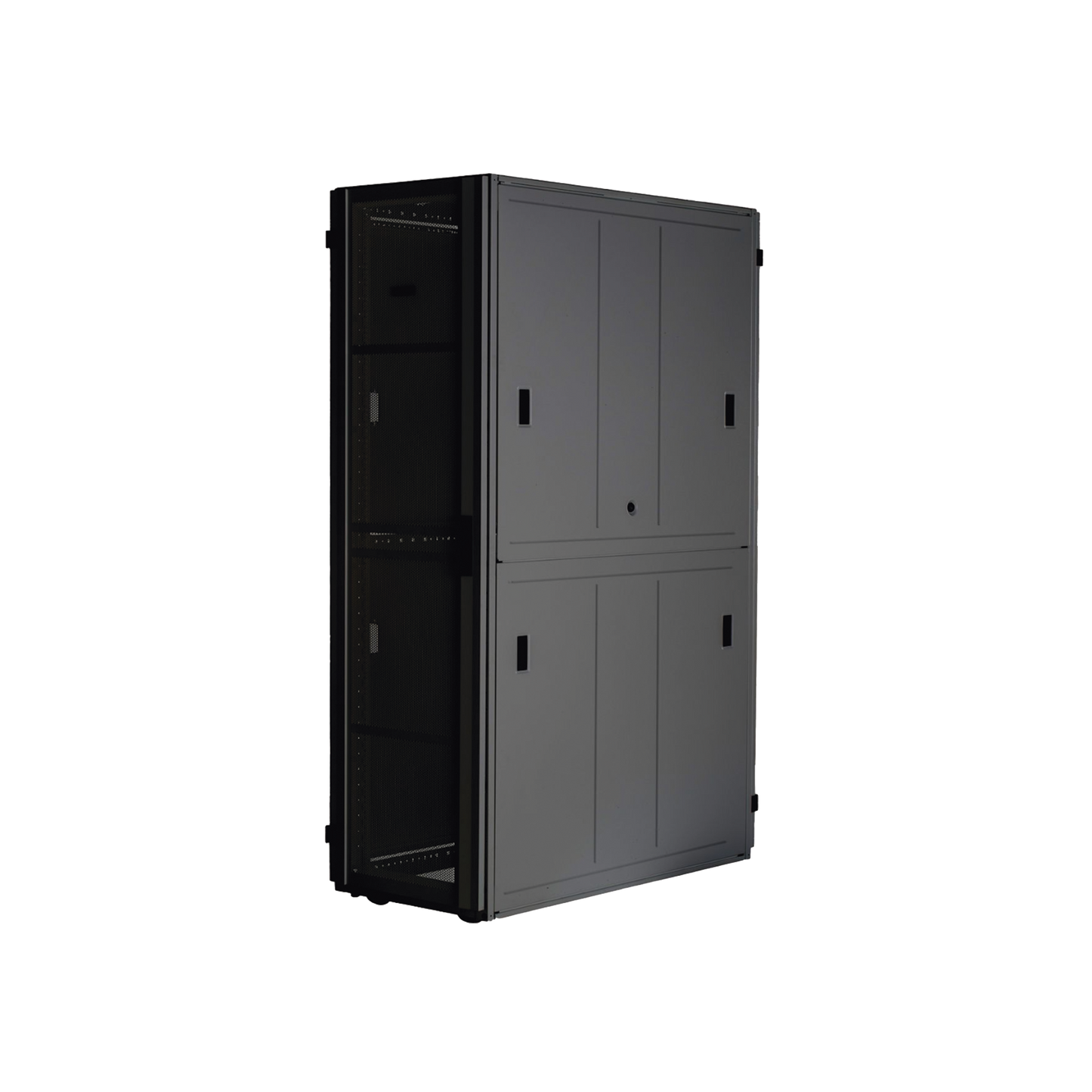 Gabinete FlexFusionâ„¢ XGL (Light) para Centros de Datos, 42 UR, 600 mm de Ancho, 1070 mm de Profundidad, Fabricado en Acero, Color Negro