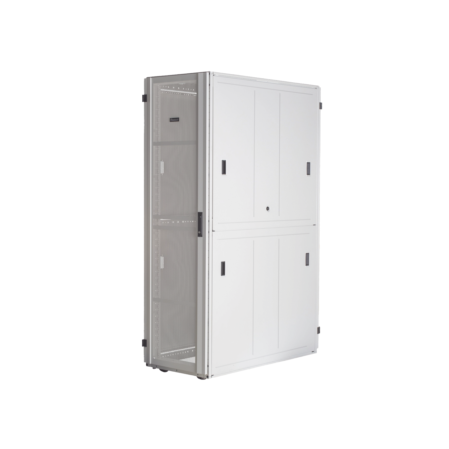 Gabinete FlexFusionâ„¢ XGL (Light) para Centros de Datos, 42 UR, 800 mm de Ancho, 1070 mm de Profundidad, Fabricado en Acero, Color Blanco