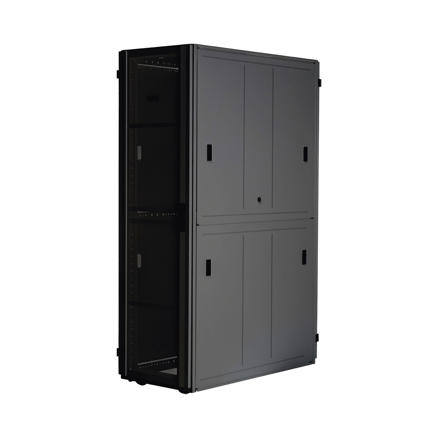 Gabinete FlexFusionâ„¢ XGL (Light) para Centros de Datos, 42 UR, 800 mm de Ancho, 1200 mm de Profundidad, Fabricado en Acero, Color Negro