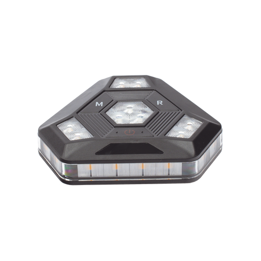 Luz Auxiliar Ãmbar Ultra Brillante Para AutomÃ³viles, Motocicletas y Bicicletas Con Montaje MagnÃ©tico