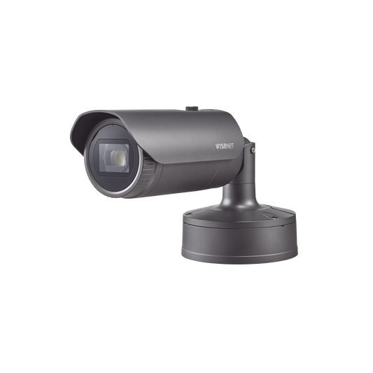 Camara IP tipo Bala de 2MP con FunciÃ³n de identificaciÃ³n de placas LPR / Lente Motorizado 5.2 - 62.4mm / WDR 150dB  / DiseÃ±ado para aplicaciones de baja velocidad 0 a 90 Km/h