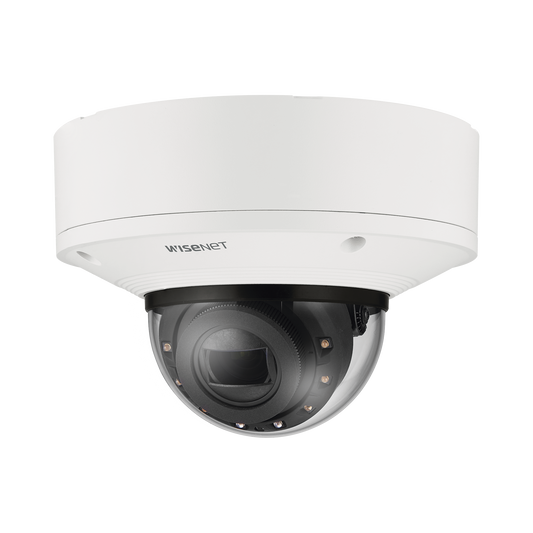 CÃ¡mara Domo 4k con IA, Antivandalica / Lente Motorizado de 4.4 a 9.3mm / P-Iris, WDR 120dB / Ranura SD / IP66 IP67 NEMA4X IK10