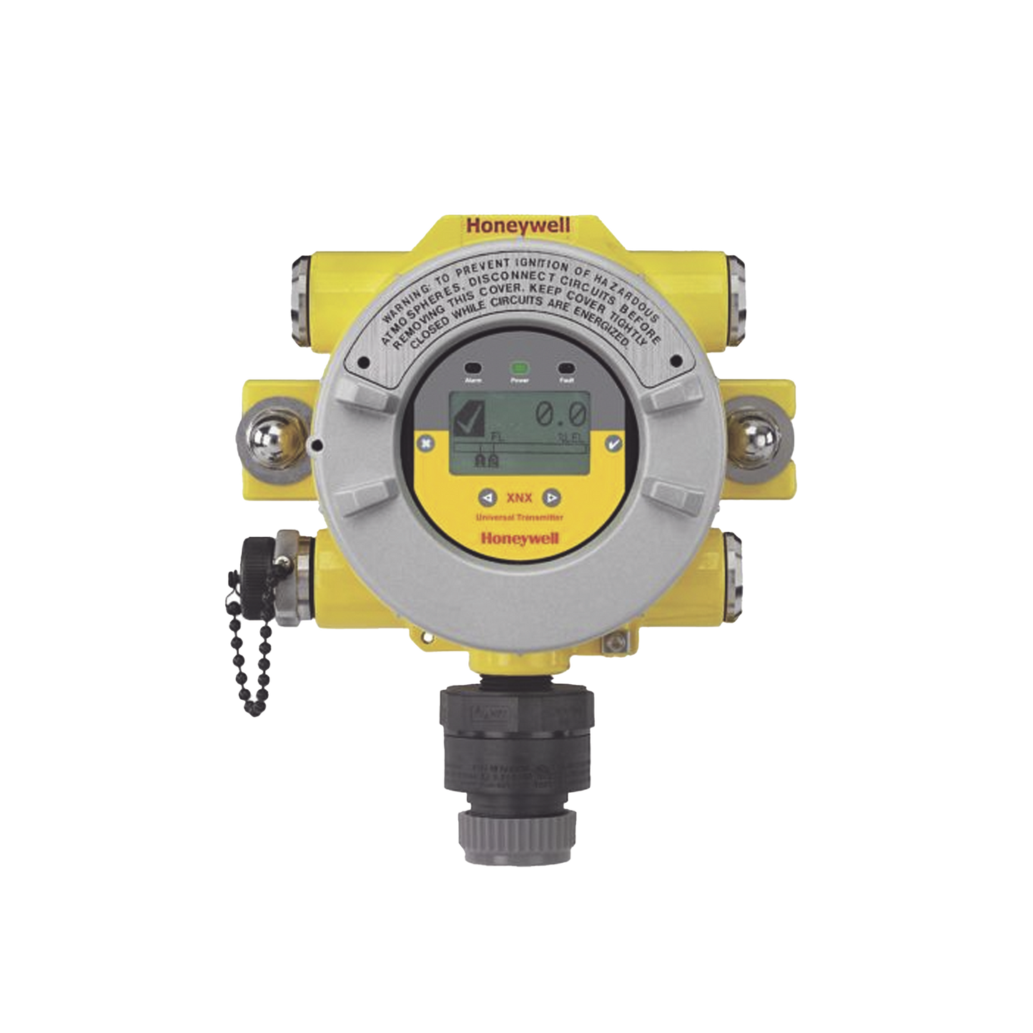 Transmisor Universal Serie XNX Para Sensores TÃ³xicos y Oxigeno, Con HART sobre salida 4-20 mA, UL/CSA, 4 entradas 3/4" NPT, Aluminio Pintado