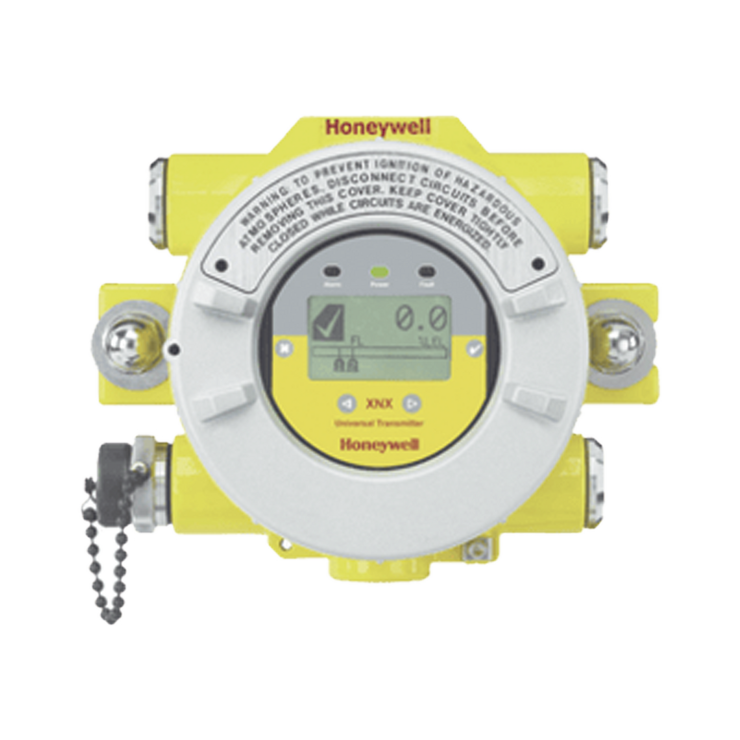 Transmisor Universal Serie XNX Para Sensores Tóxicos y Oxigeno, Con HART sobre salida 4-20 mA, 3 Relays Falla/Alarma, UL/CSA, 4 entradas 3/4" NPT, Aluminio Pintado