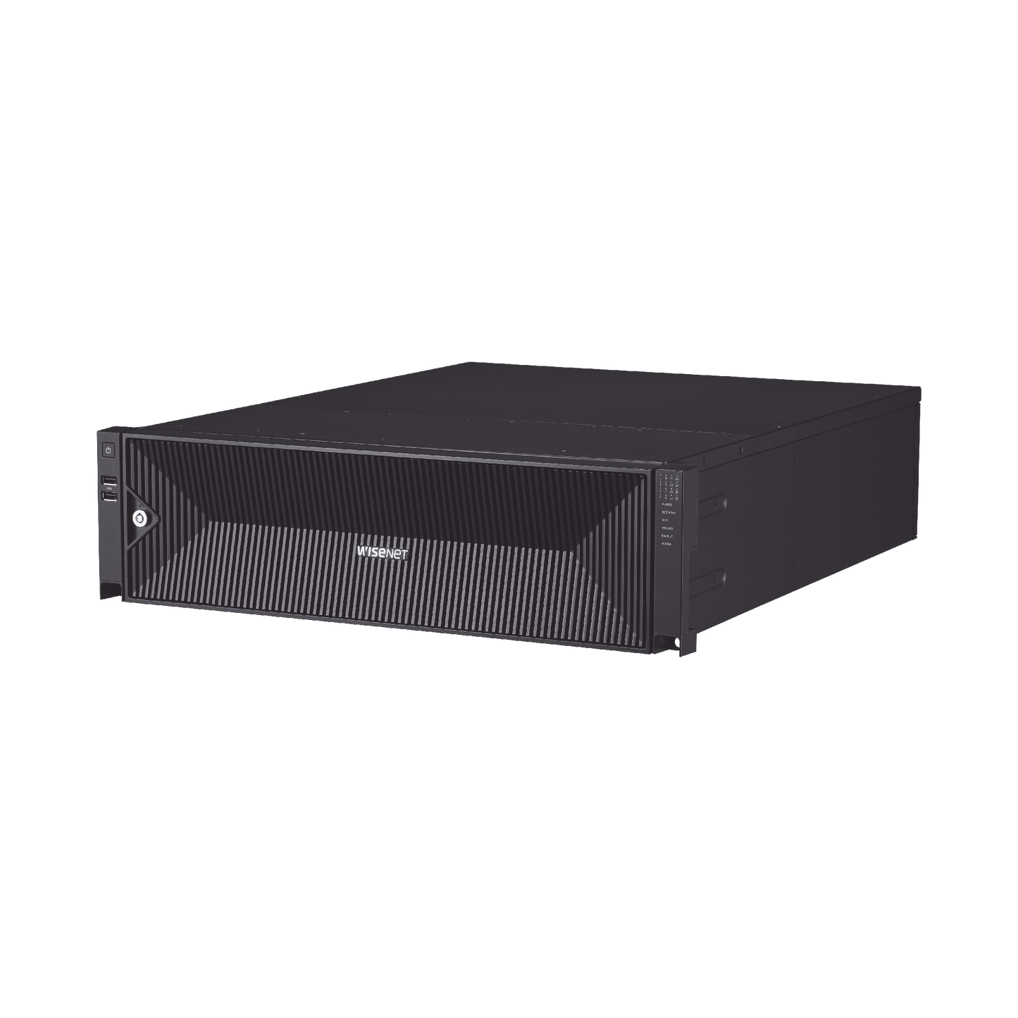 NVR de 64 canales / Hasta 32 MP / H.265 & Wisestream / Procesamiento 400 Mbps / 3 Puertos de Red / Raid 5-6 / 16 bahias para disco duro (no incluidos)